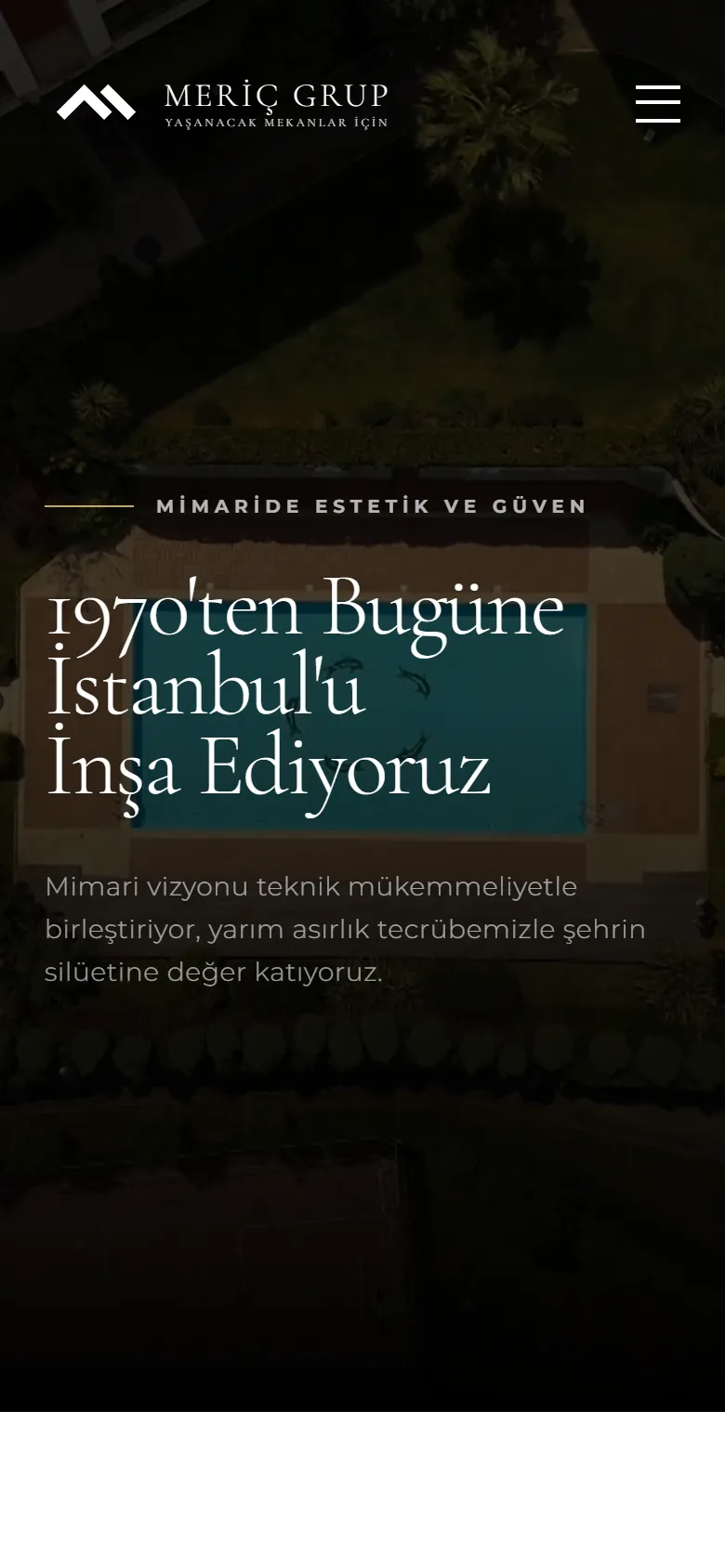 Meriç Grup — mobil görünüm